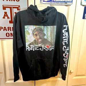 Poetic Justice pullover hoodie sweatshirt
